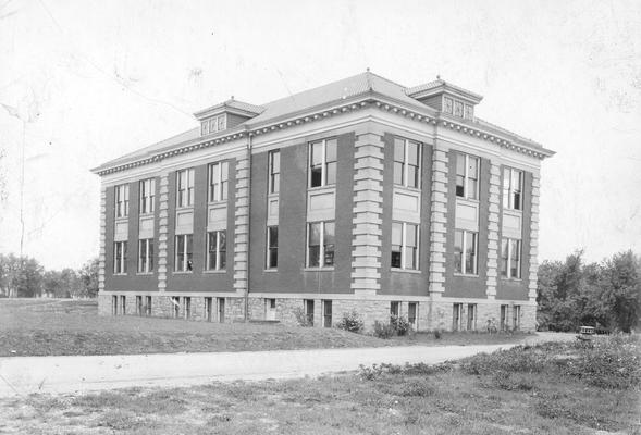 Kastle Hall, print dated 1910, first wing completed