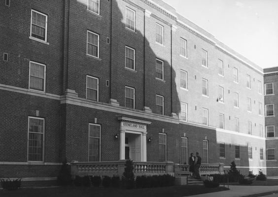 Keeneland Hall, exterior, built 1954