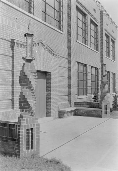 Lafferty Hall, Law Building and Library, 1937 - 1965, print dated circa 1940