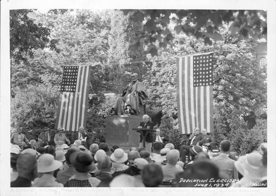 President James K. Patterson Memorial Dedication, June 1, 1934