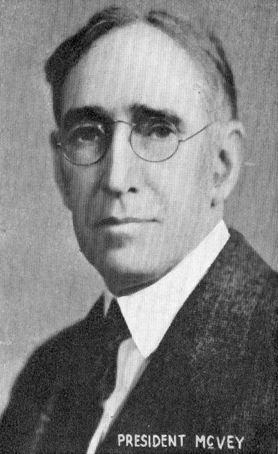 McVey, Frank LeRond, President, 1917 - 1940