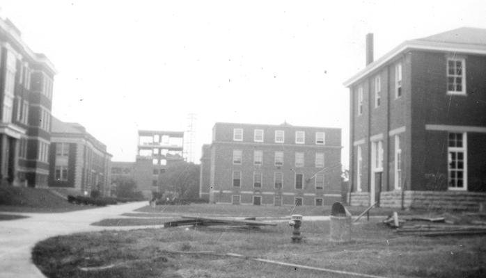 Pence Hall, Kastle Hall and McVey Hall on the esplanade