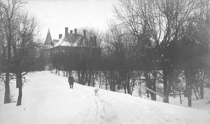 Winter Scenes, Gillis Building and Administration Drive