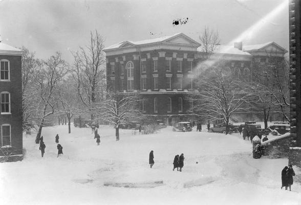 Winter Scenes, Administration Building and other buildings