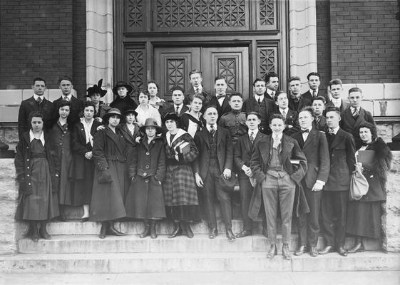 Men and women, Carnegie Library