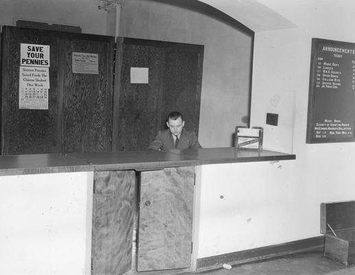 Preston Murray, Student Union information desk