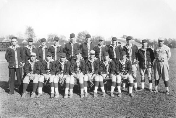 Varsity Baseball team, 1930