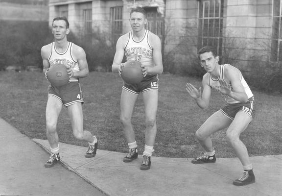 Basketball players, circa 1930