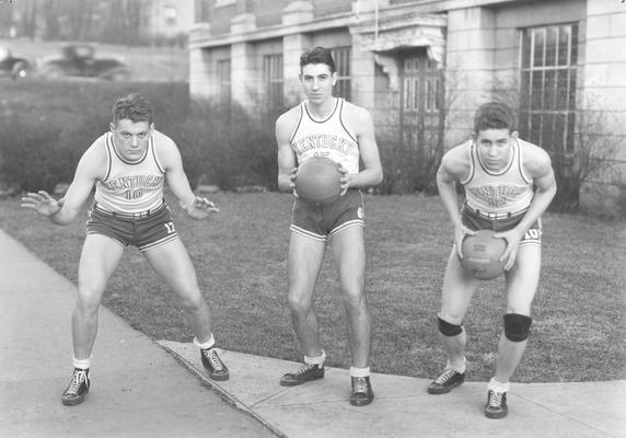 Basketball players, circa 1930