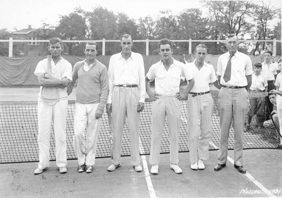 Tennis players, 1931