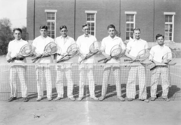 Varsity Tennis team, 1929