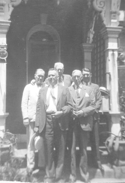 John S. Chambers, J. Winston Coleman, William H. Townsend, President Frank L. McVey, Thomas D. Clark