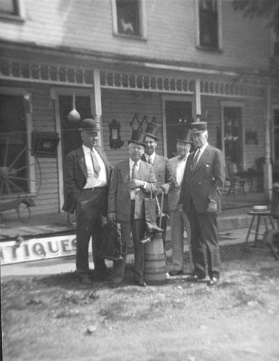 J. Winston Coleman, William H. Townsend, Thomas D. Clark, John S. Chambers, President Frank L. McVey