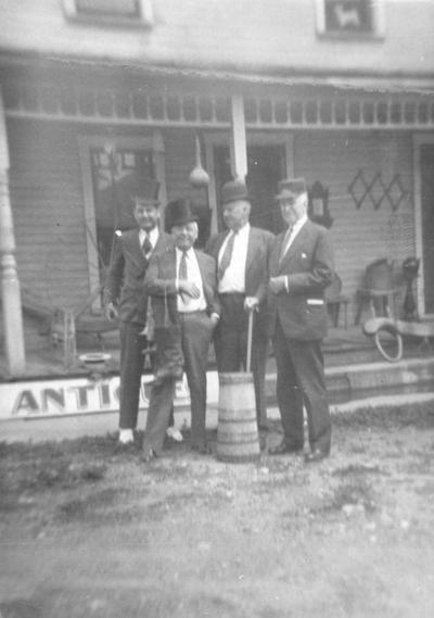 Thomas D. Clark, William H. Townsend, J. Winston Coleman, President Frank L. McVey