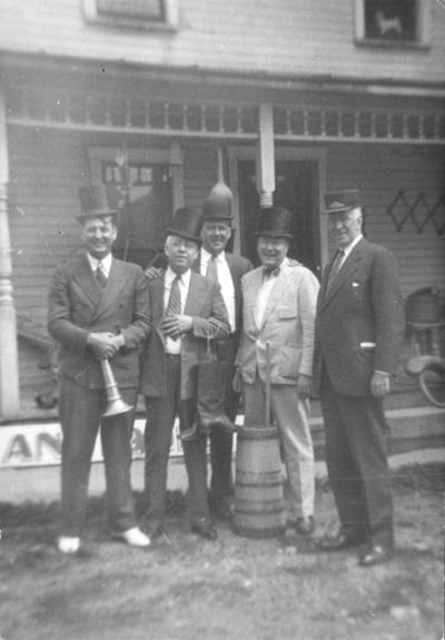 Thomas D. Clark, William H. Townsend, J. Winston Coleman, John S. Chambers, President Frank L. McVey