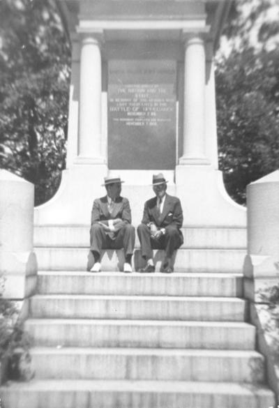President Frank L. McVey and Thomas D. Clark, Professor of History, 1931 - 1968, Head of History, 1945 - 1968
