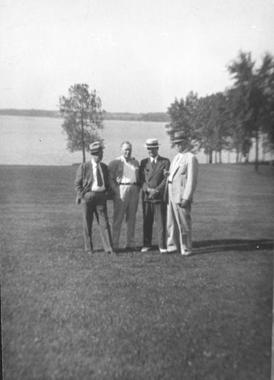 William H. Townsend, Chambers, Thomas D. Clark, President Frank L. McVey