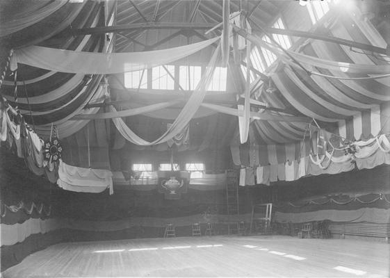 Alumni Gymnasium in Barker Hall / Buell Armory, Photographer, Leon Frankel