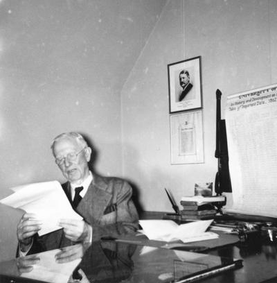 Professor Gillis, circa 1950, Photographer, Unknown