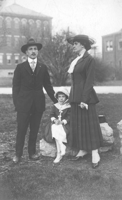 Nollau family, Louis, Hazel, spouse and Hazel, daughter