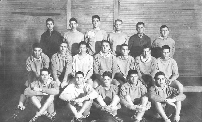 Young men's basketball team