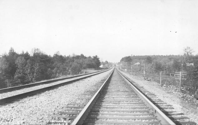 Trackage, mile 197, Cincinnati, New Orleans, and Texas Pacific Railroad, November 12, 1912