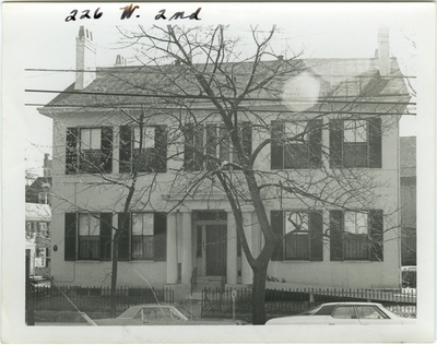 226 West 2nd [Second] street. The Robert Wickliffe house, built around 1841