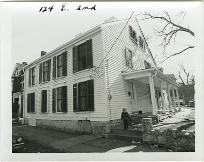 124 East 2nd [Second] street. Kennedy-Brand house built in 1813