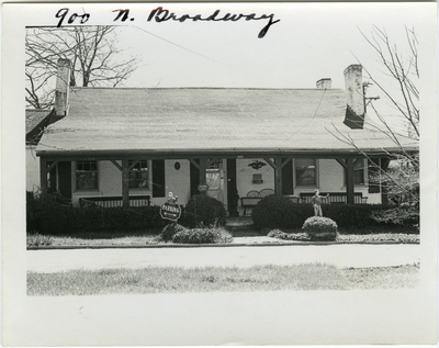 900 North Broadway. Built for James B. January in 1814. Purchased by Dr. Benjamin W. Dudley in 1836