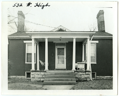 532 West High street. Built for Leavin Young after 1838