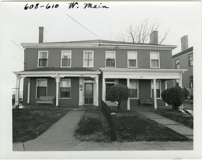 608-610 West Main street. Mid 1800s