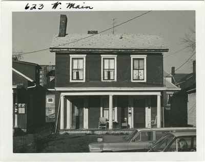 623 West Main street. Built for Jasper Smith in 1821 and purchased for Henry Huckel in 1828