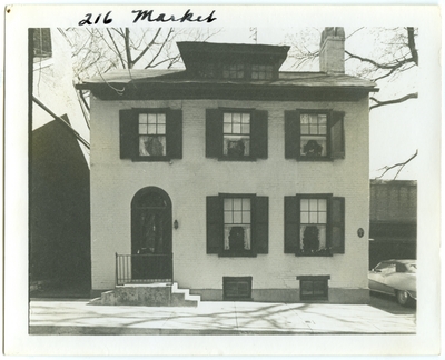 216 Market street. Built for Alexander Moore in 1836