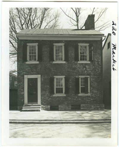 220 Market street. Built for Peter Paul II in 1816 and sold to Mrs. Jane Hathaway in 1818, then in 1835 to Alexander Moore