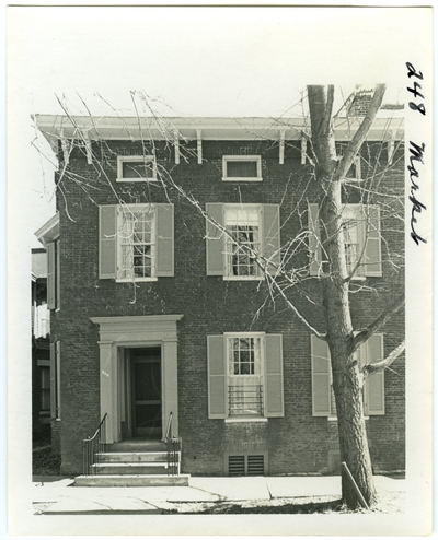 248 Market street. Built for Noah McClelland in 1850's, sold to Sarah W. Sanders in 1857