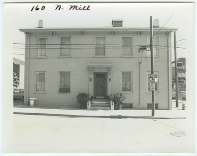 160 North Mill street. Owned by Dr. Benjamin W. Dudley from 1818-52