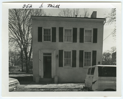 352 South Mill street. Built for Charles McPheeters in 1824