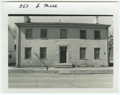 353 South Mill street. Front section may have been built for Levon Showerd before 1832 and rear section built for Mrs. Polly Laudry sometime after