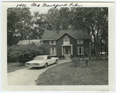 1401 Old Frankfort pike. Built for Benjamin Bosworth after 1857