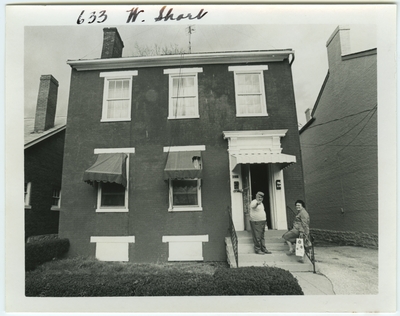 633 West Short street. Built by and for Benjamin Ford in 1835