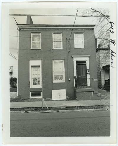 643 West Short street. Built for Robert Wicklife, possibly by John McMurtry. Sold to Thomas Bradley in 1843