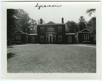 Sycamore/Ashland estate. Built in 1857 for James B. Clay using plans by Thomas Lewinski