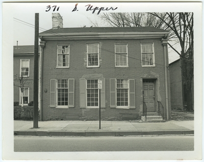 371 South Upper street. Built for Joseph Pulliam after 1806