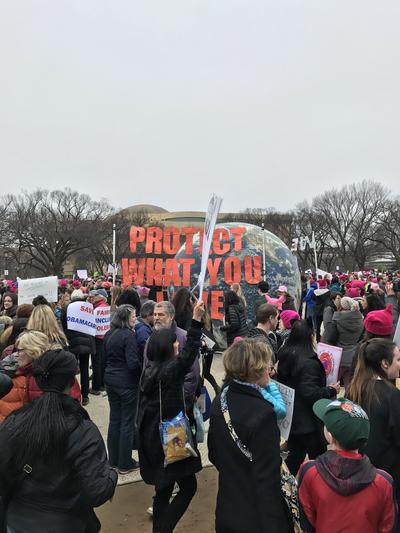 Women's March in Washington, D.C., photographs taken by Eric Rickert