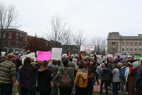 Women's March in Lexington, Kentucky, photographs taken by Tracy Oberc