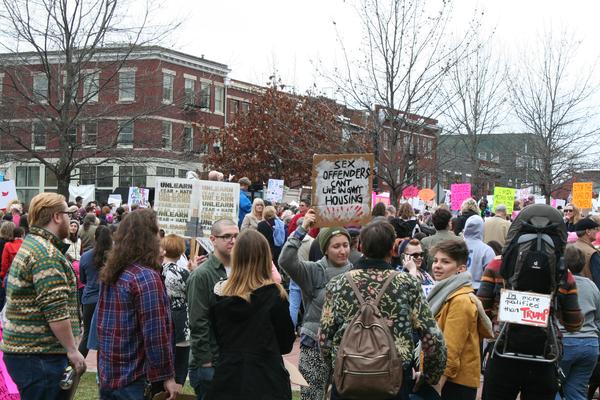 Women's March in Lexington, Kentucky, photographs taken by Tracy Oberc