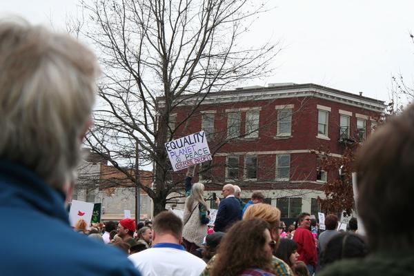 Women's March in Lexington, Kentucky, photographs taken by Tracy Oberc