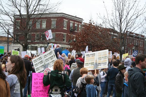 Women's March in Lexington, Kentucky, photographs taken by Tracy Oberc