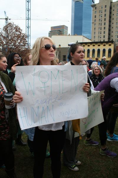 Women's March in Lexington, Kentucky, photographs taken by Tracy Oberc