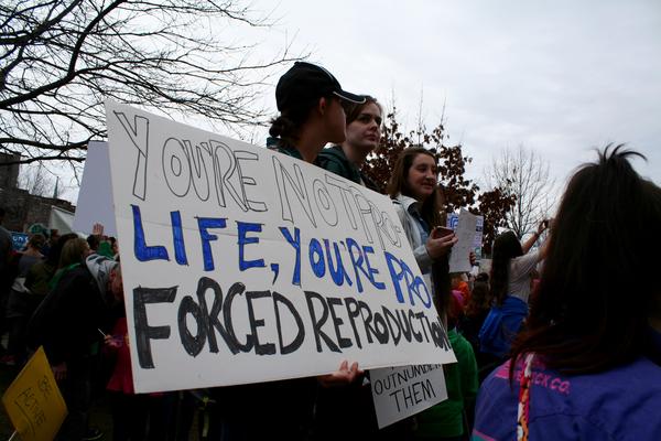 Women's March in Lexington, Kentucky, photographs taken by Tracy Oberc